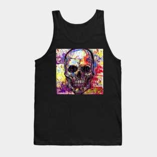 Splatter Skull Tank Top